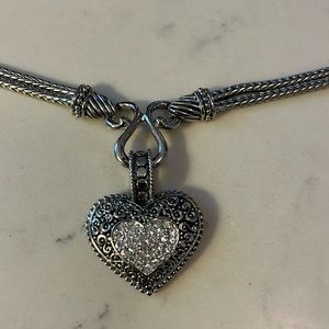 Beautiful Brighton necklace with sparkle heart so pretty check out the pictures